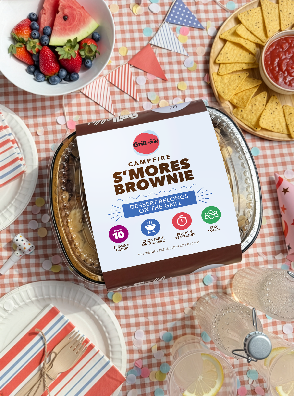 Campfire S'Mores Brownie